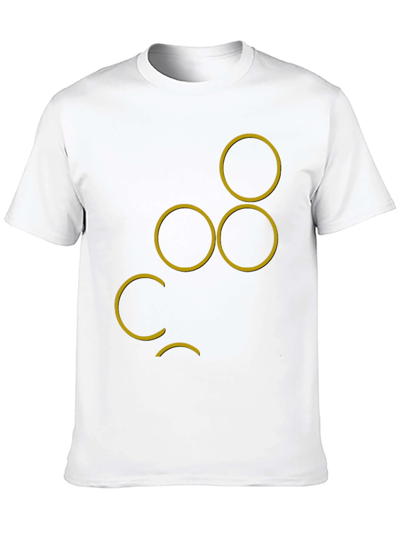Abstract Circle Design T-Shirt