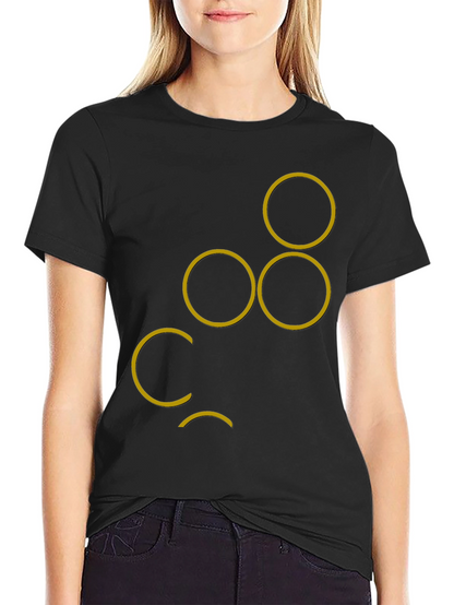 Abstract Circle Design T-Shirt