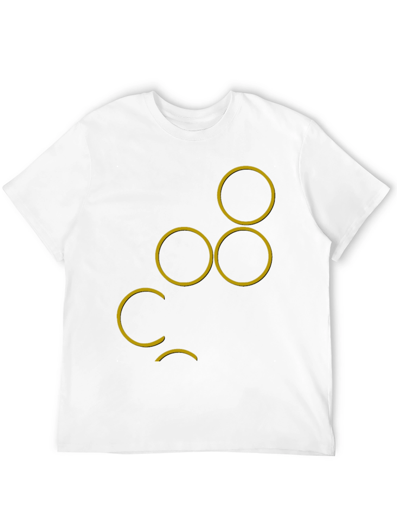 Abstract Circle Design T-Shirt