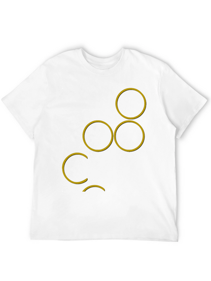 Abstract Circle Design T-Shirt