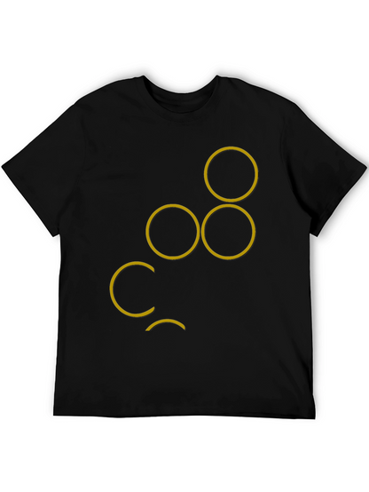 Abstract Circle Design T-Shirt