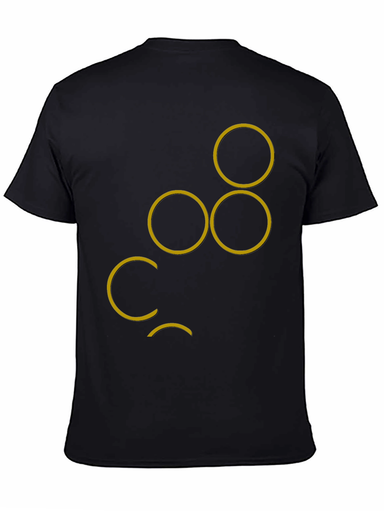 Abstract Circle Design T-Shirt