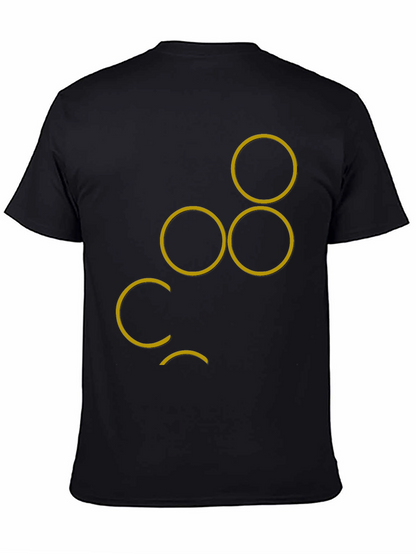 Abstract Circle Design T-Shirt