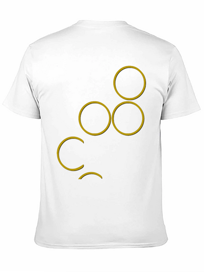 Abstract Circle Design T-Shirt