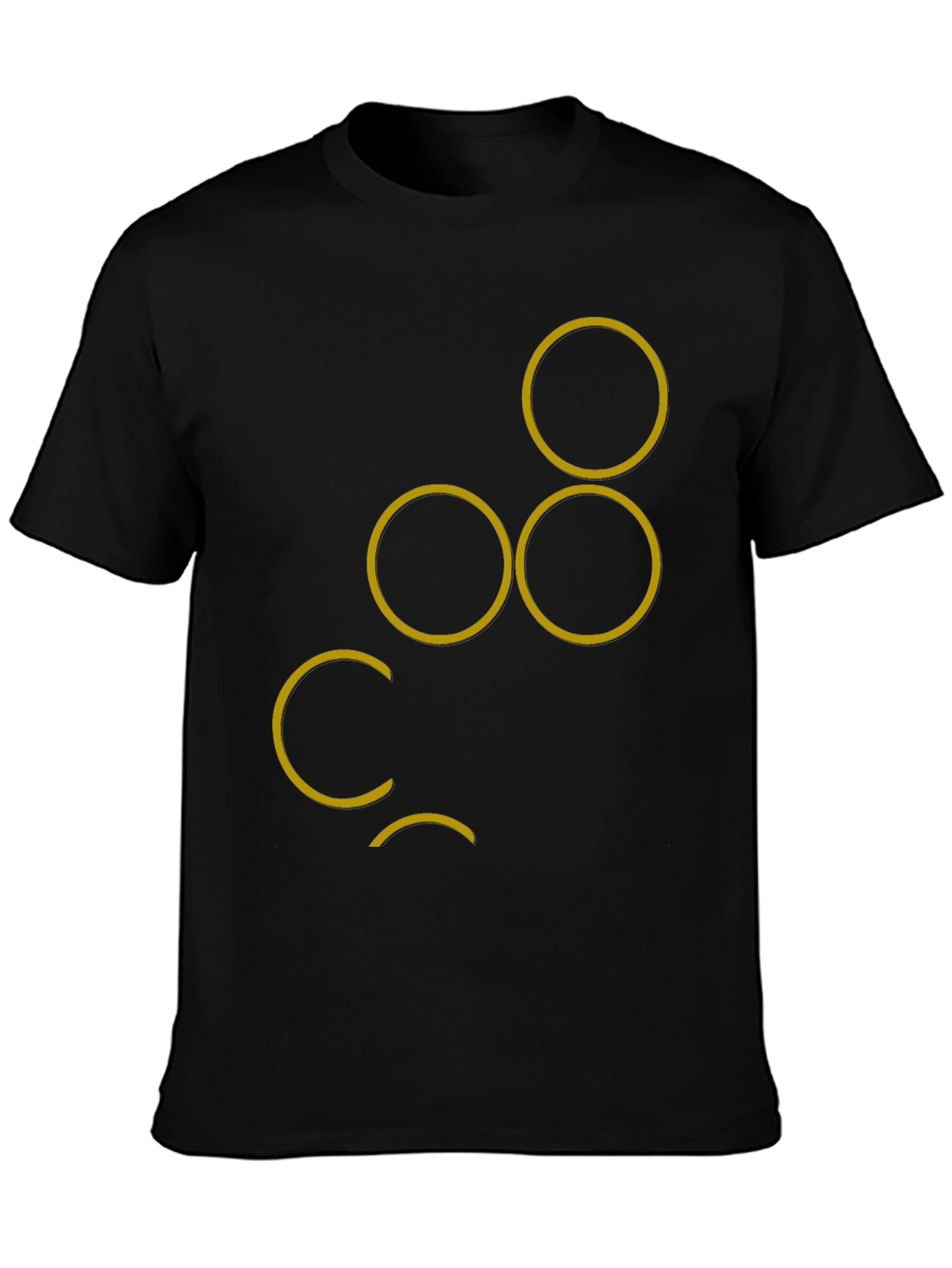 Abstract Circle Design T-Shirt