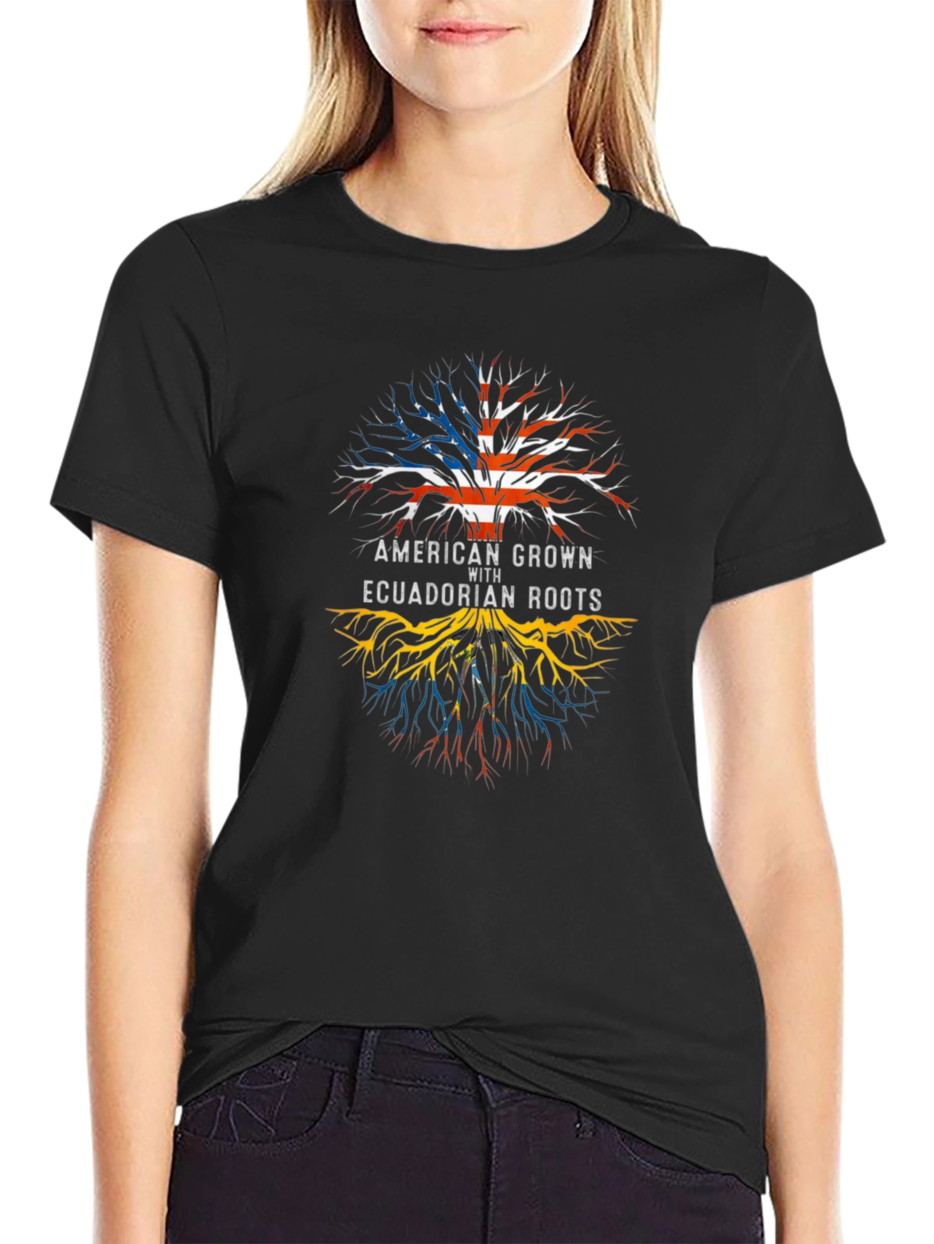 American Grown with Ecuadorian Roots T-Shirt