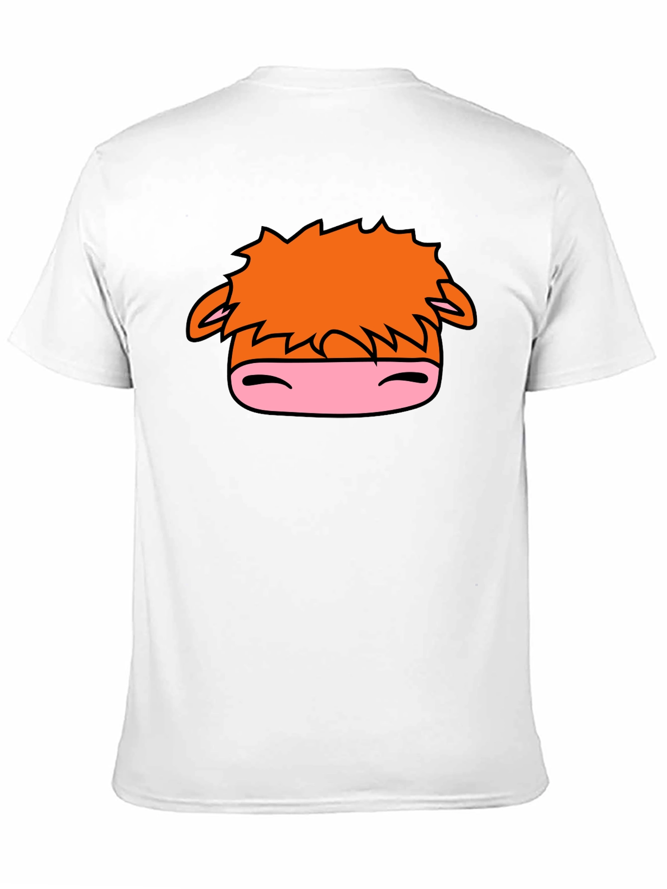 Cartoon Horse Graphic Black T-Shirt