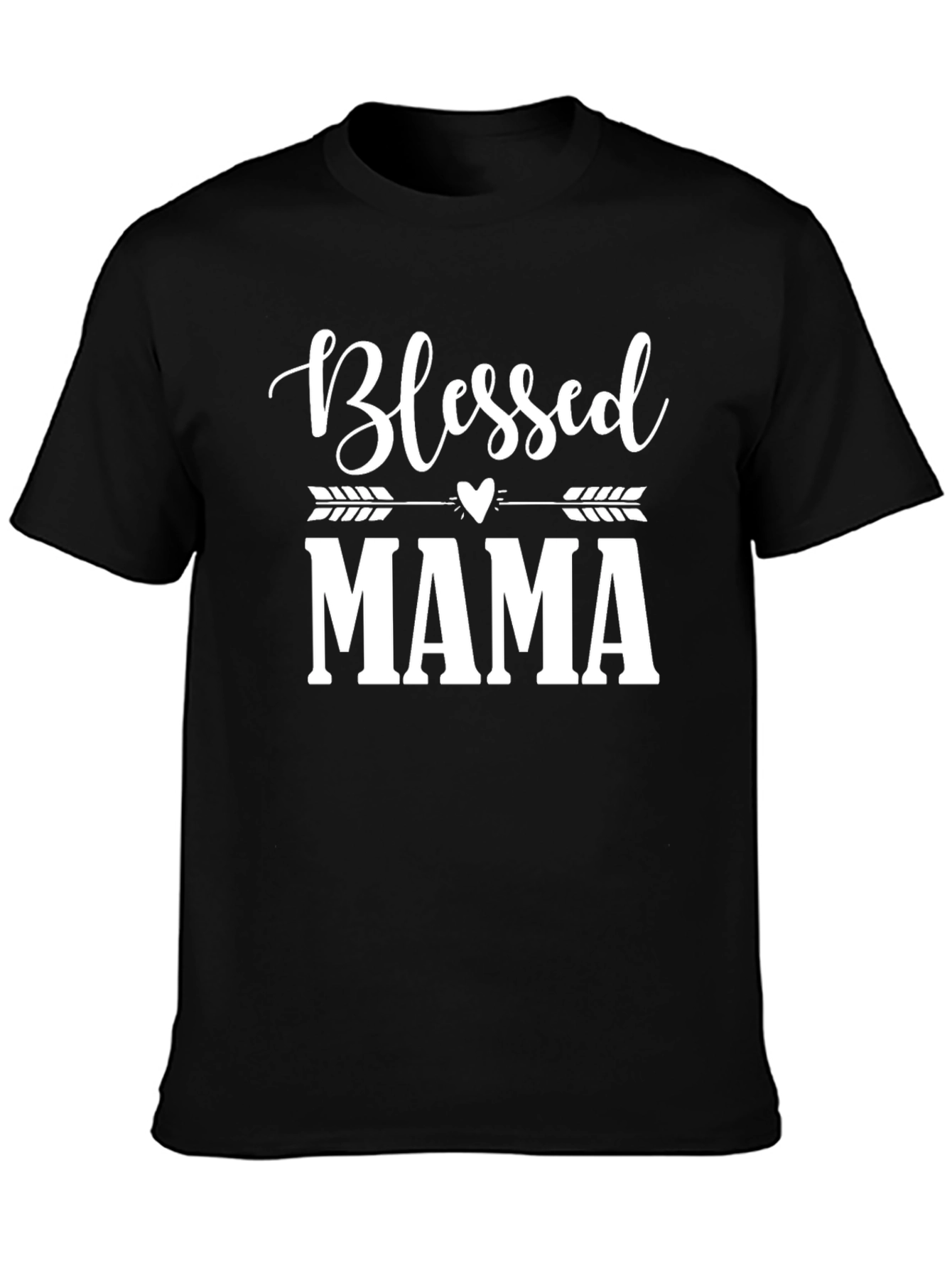 Blessed Mama Graphic Tee - Stylish Mom Shirt