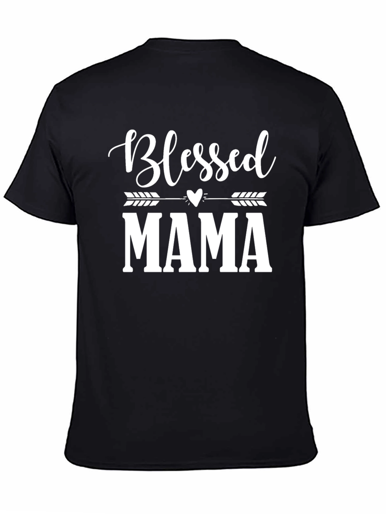Blessed Mama Graphic Tee - Stylish Mom Shirt