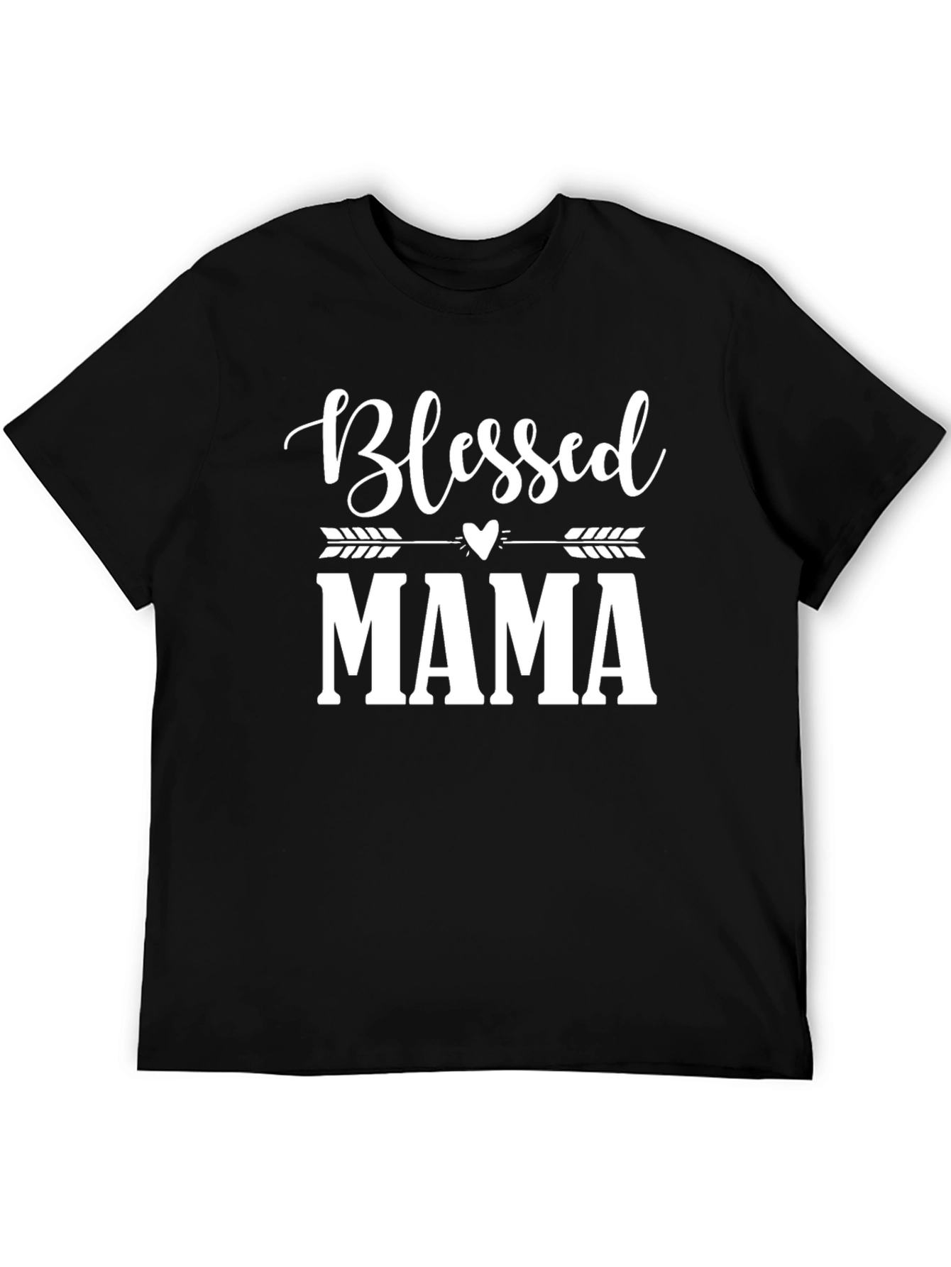 Blessed Mama Graphic Tee - Stylish Mom Shirt