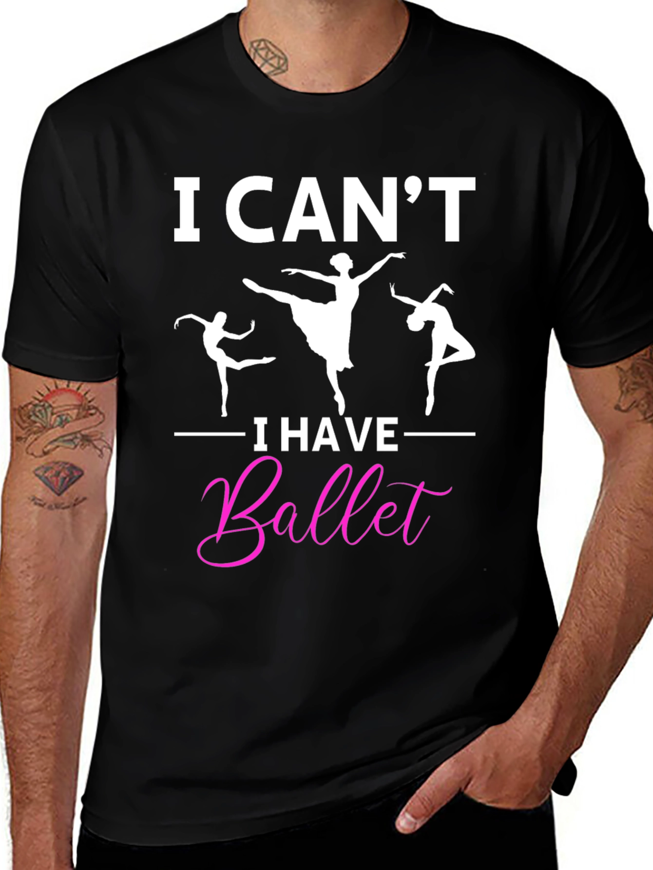 I Cant I Have Ballet Graphic T-Shirt