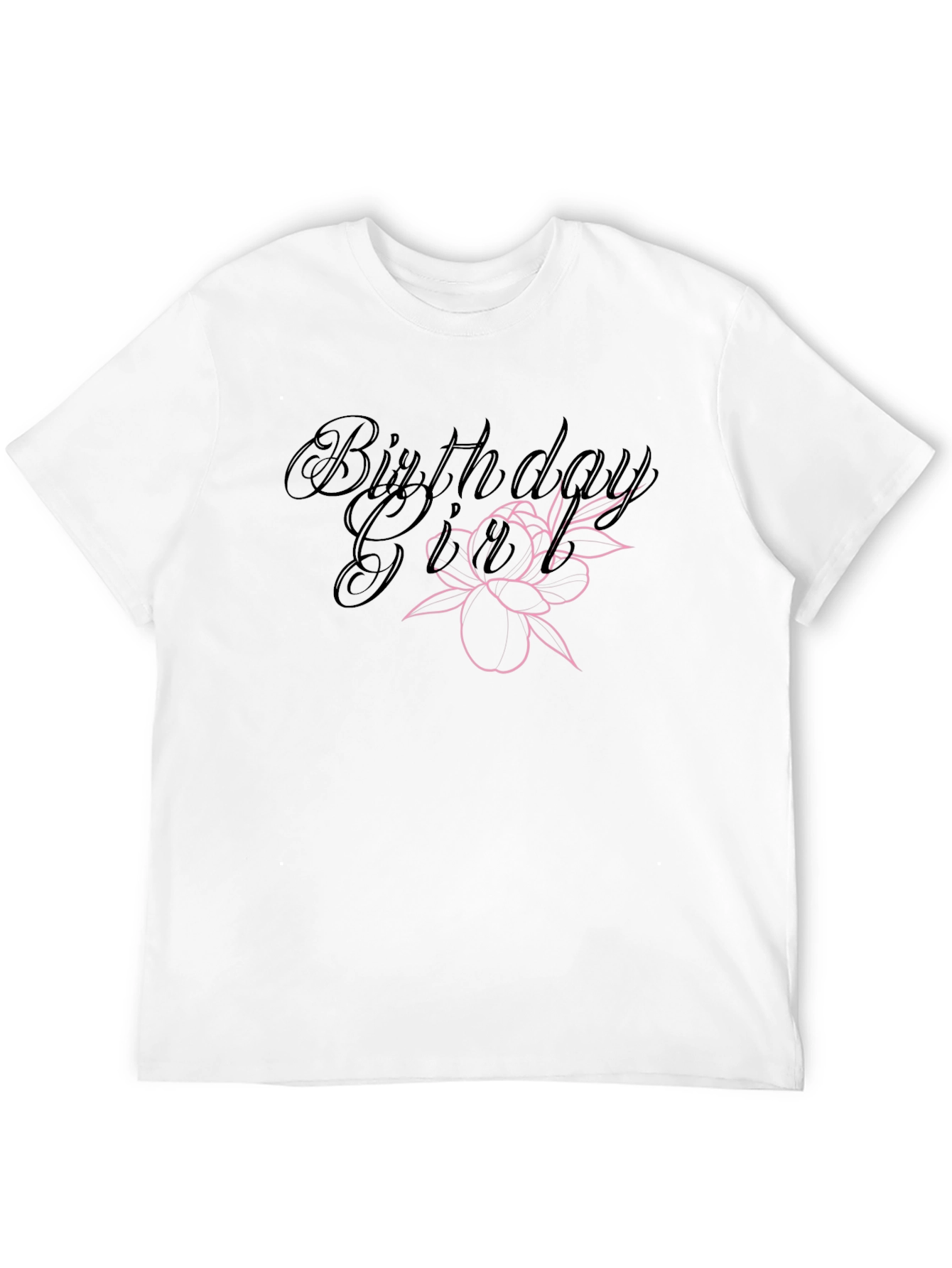 Birthday Girl Tee - Floral Design