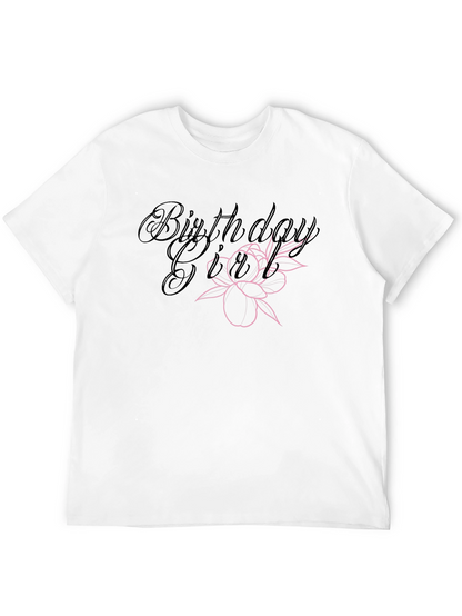 Birthday Girl Tee - Floral Design