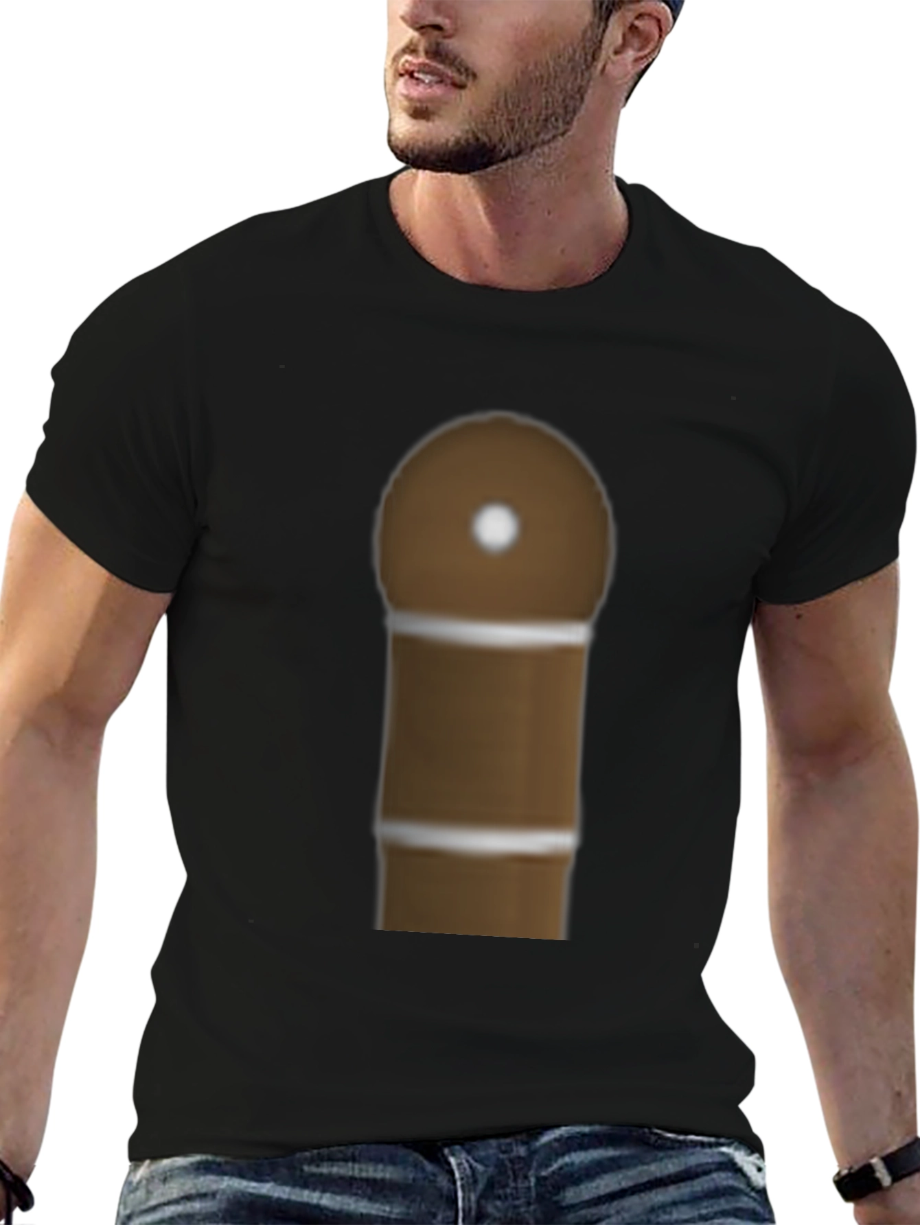 Novelty Cigar Graphic Tee - Funny Smoker T-Shirt