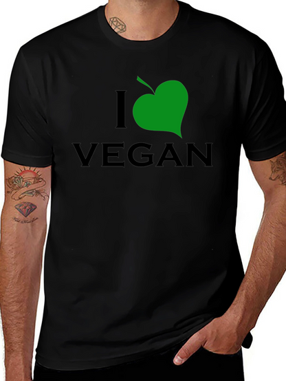 I Leaf Vegan Black T-Shirt