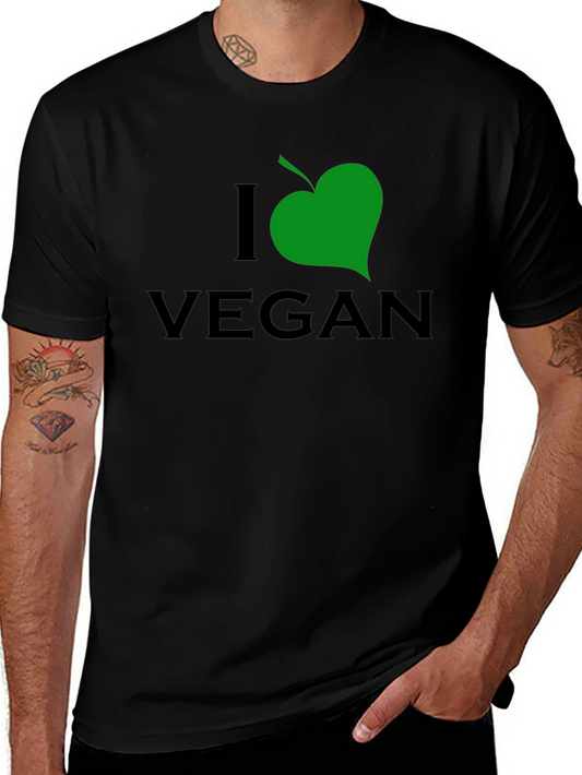 I Leaf Vegan Black T-Shirt