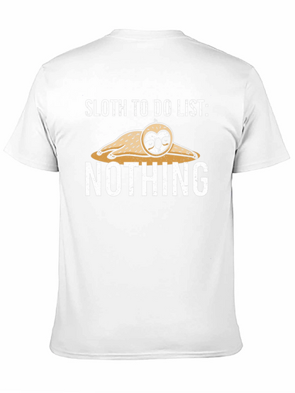 Sloth To Do List: Nothing T-Shirt