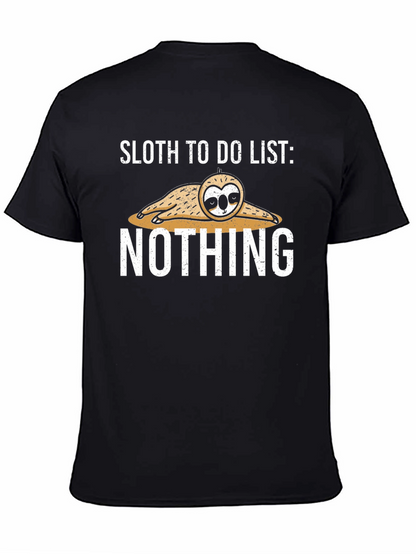Sloth To Do List: Nothing T-Shirt