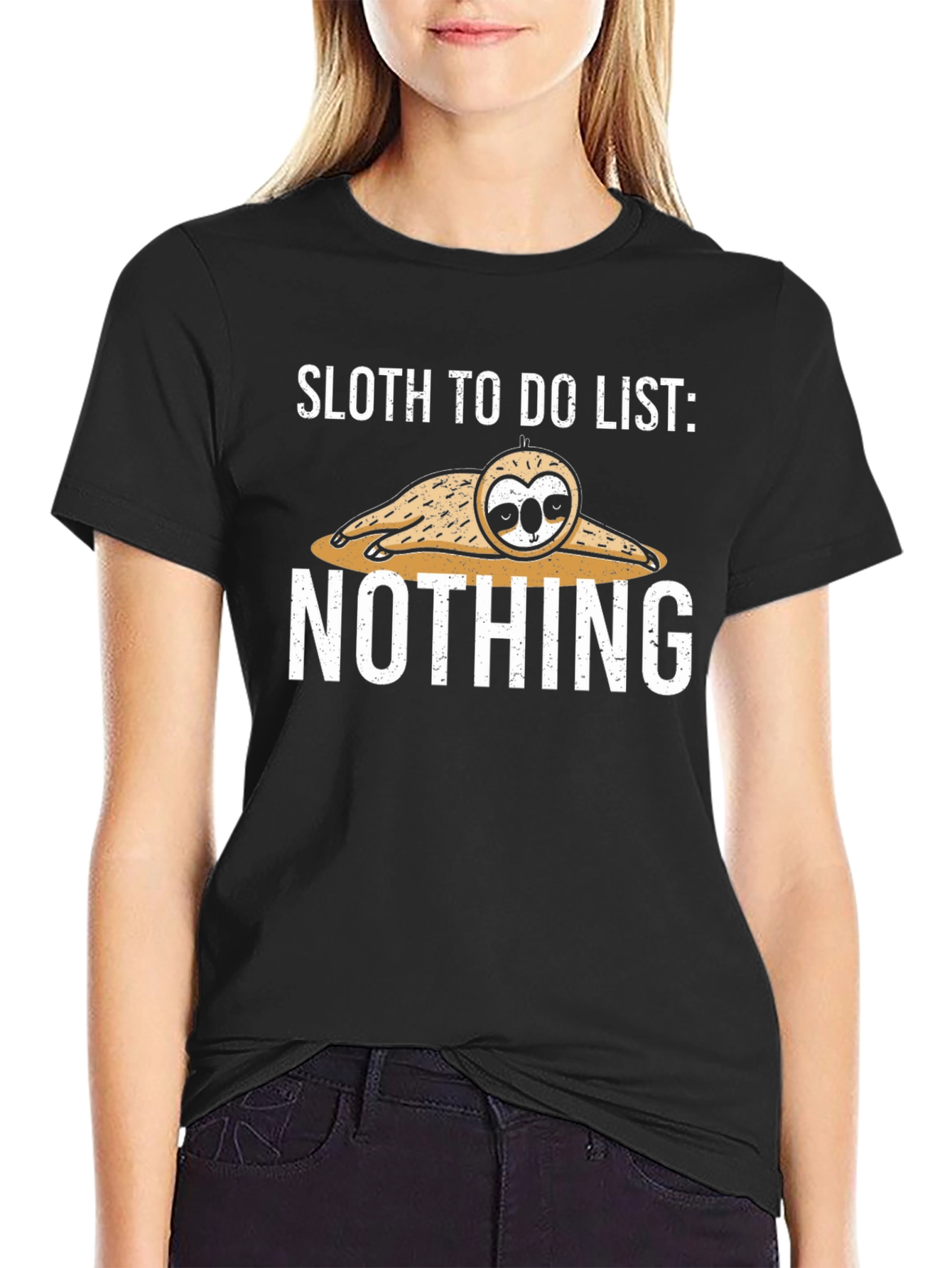 Sloth To Do List: Nothing T-Shirt