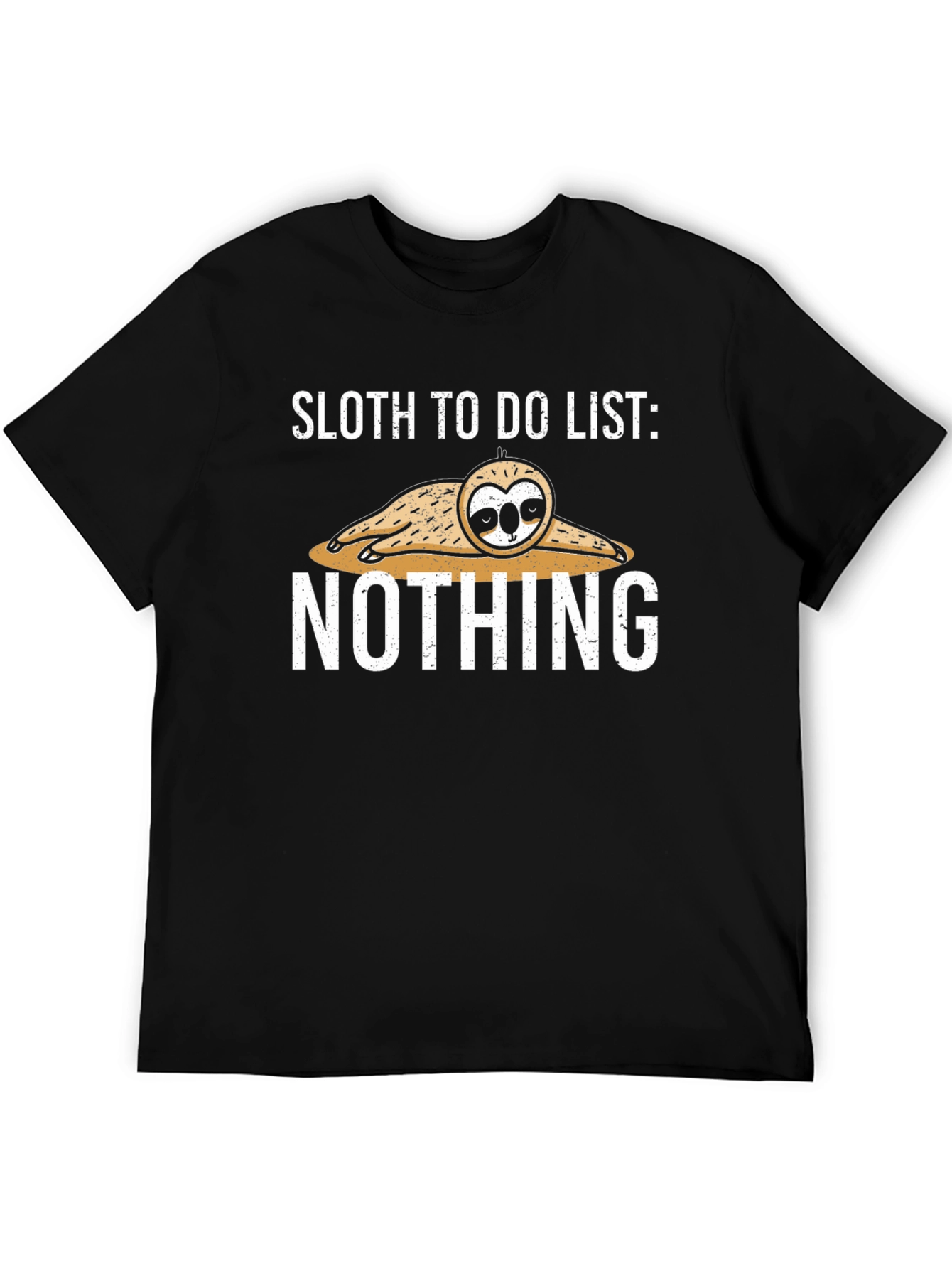 Sloth To Do List: Nothing T-Shirt