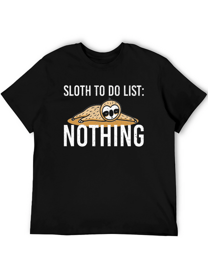 Sloth To Do List: Nothing T-Shirt