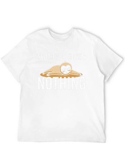 Sloth To Do List: Nothing T-Shirt