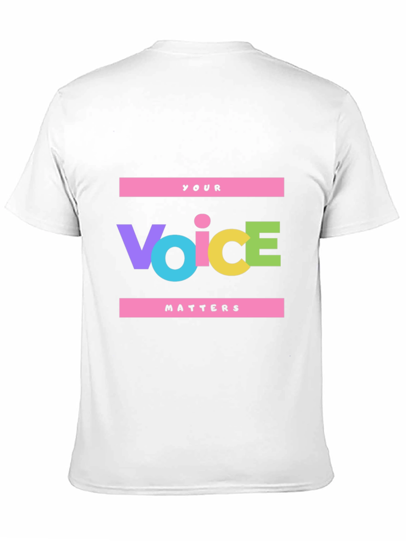 Voice Matters Graphic Tee - Bold Statement Shirt