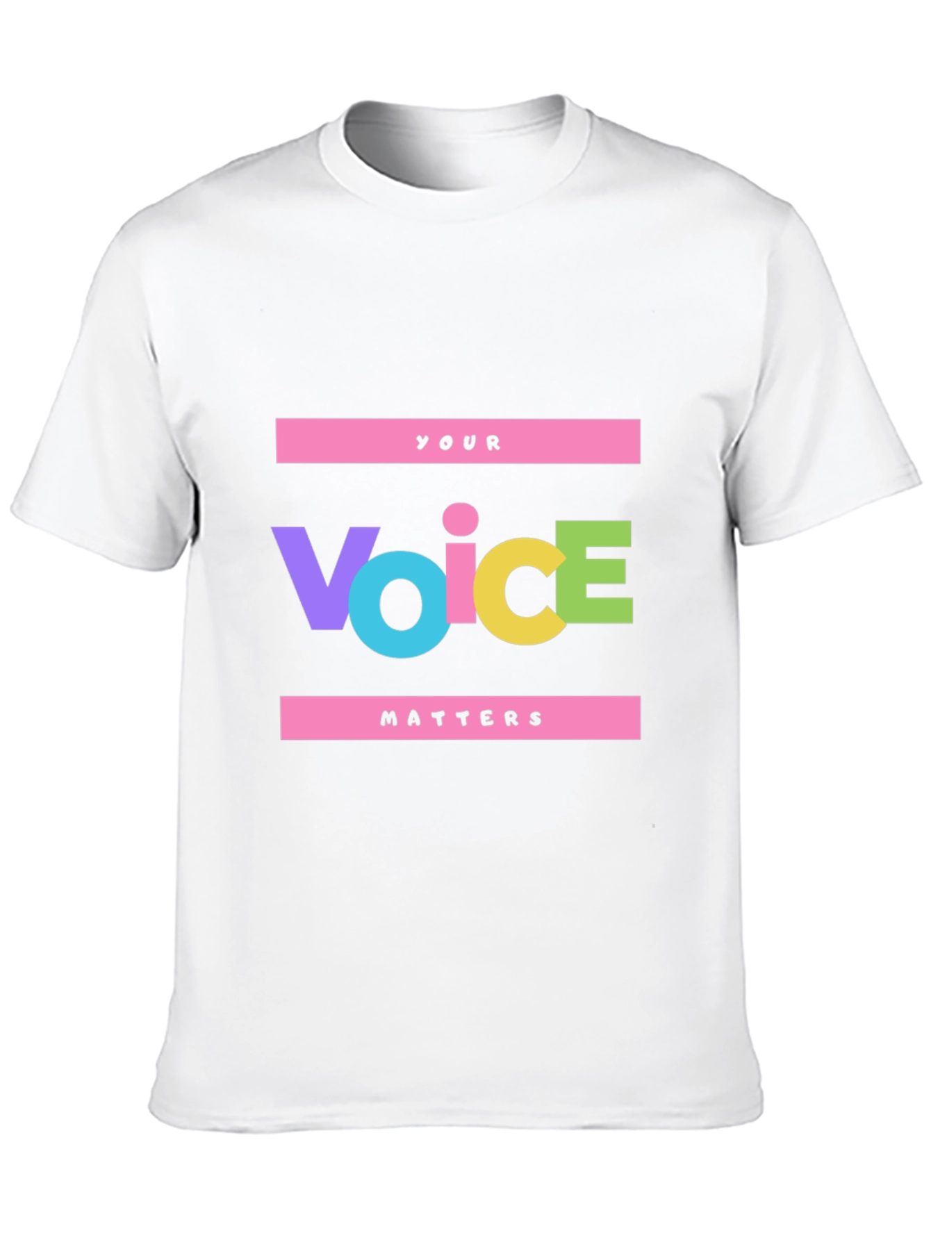 Voice Matters Graphic Tee - Bold Statement Shirt