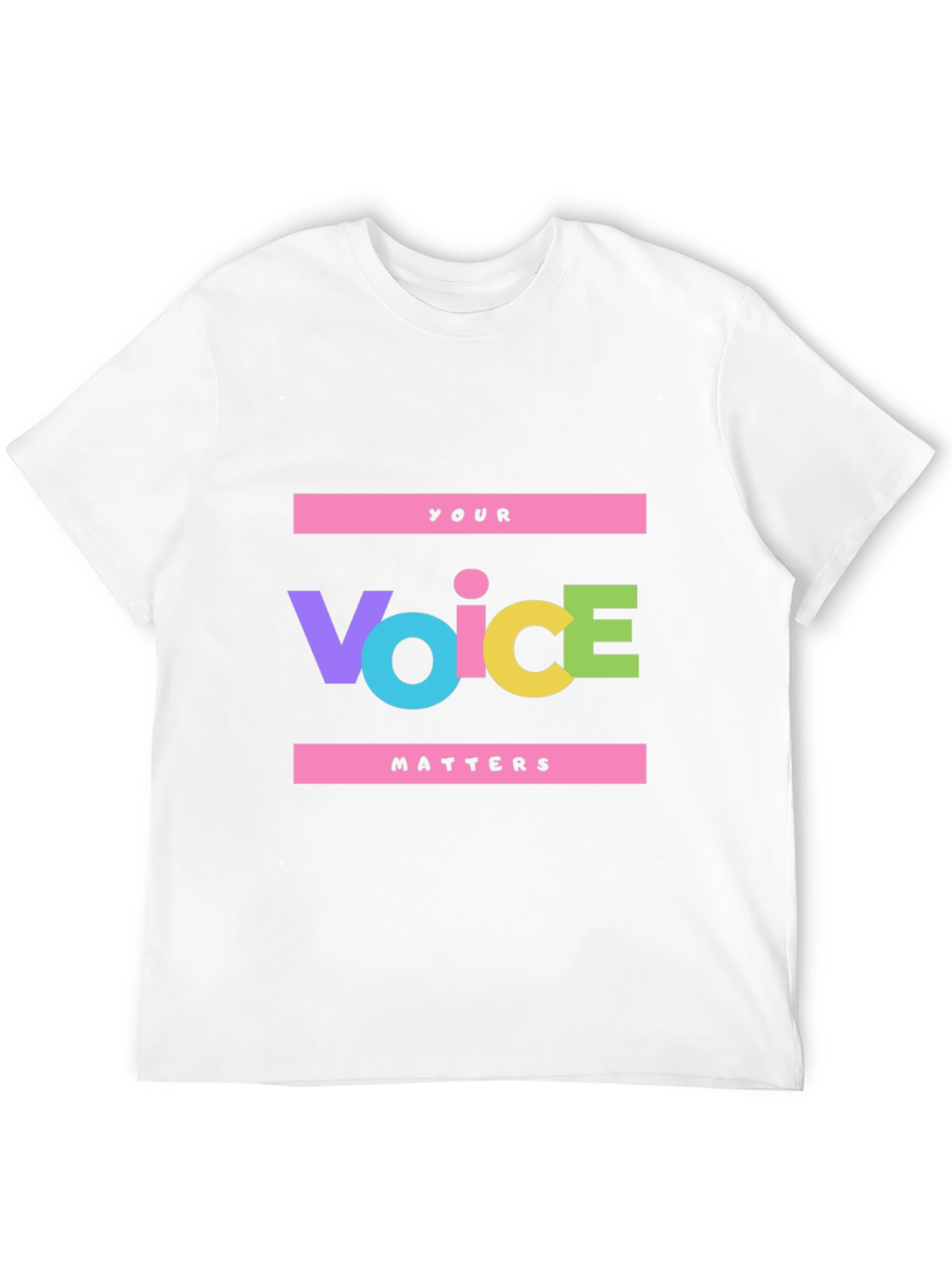 Voice Matters Graphic Tee - Bold Statement Shirt