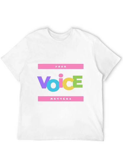 Voice Matters Graphic Tee - Bold Statement Shirt