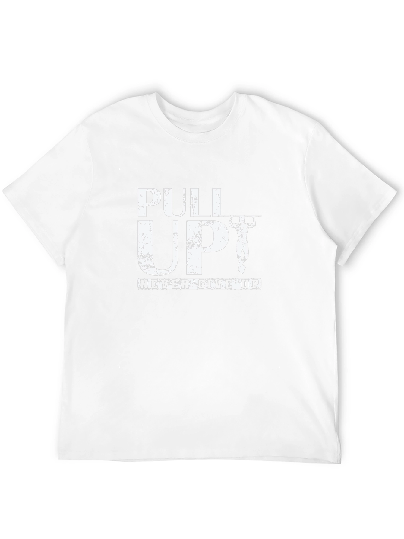 Pull Up Never Give Up Black T-Shirt
