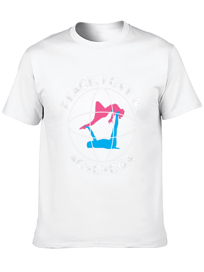 Peace Love Acroyoga Graphic Tee