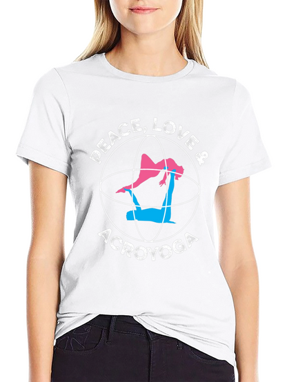 Peace Love Acroyoga Graphic Tee