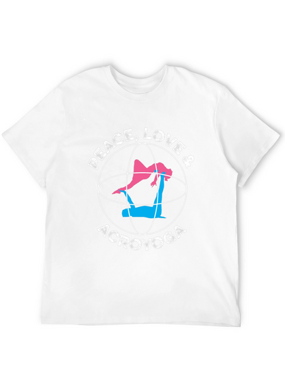 Peace Love Acroyoga Graphic Tee