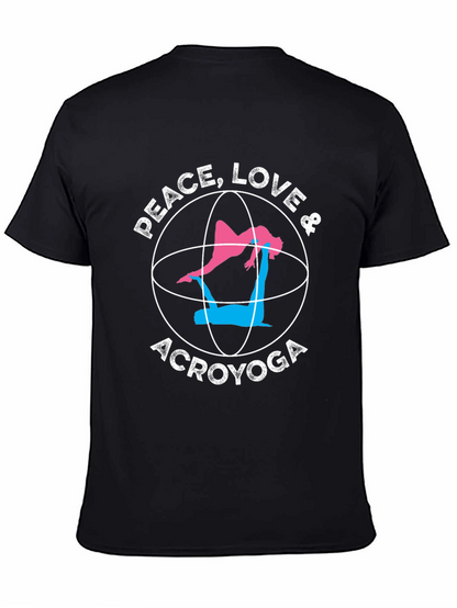 Peace Love Acroyoga Graphic Tee