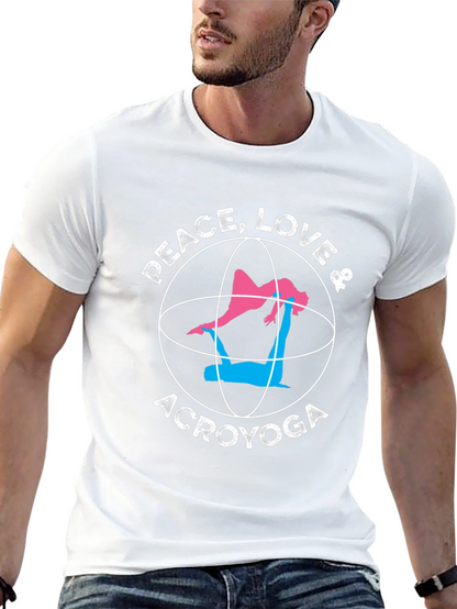 Peace Love Acroyoga Graphic Tee
