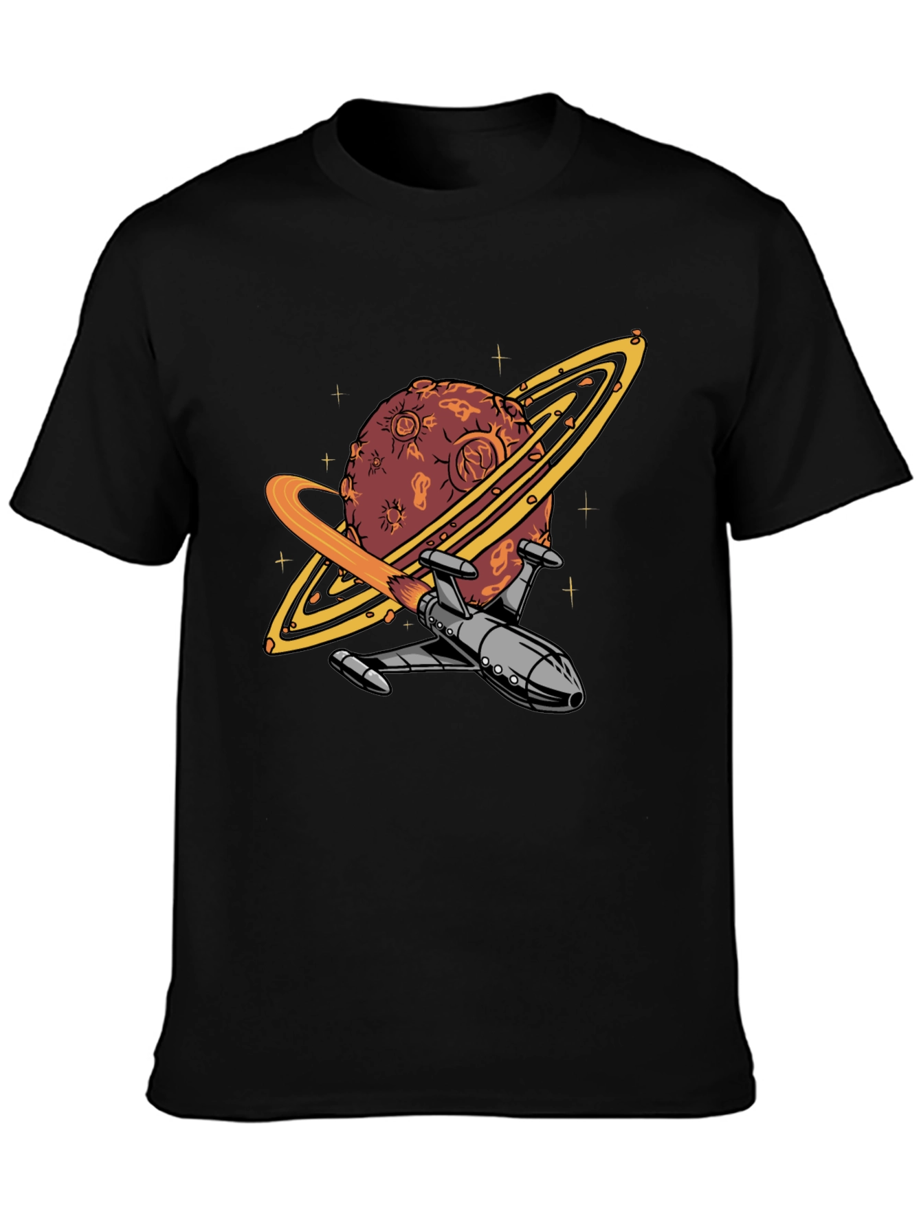 Planet Rocket T-Shirt - Space Adventure Tee