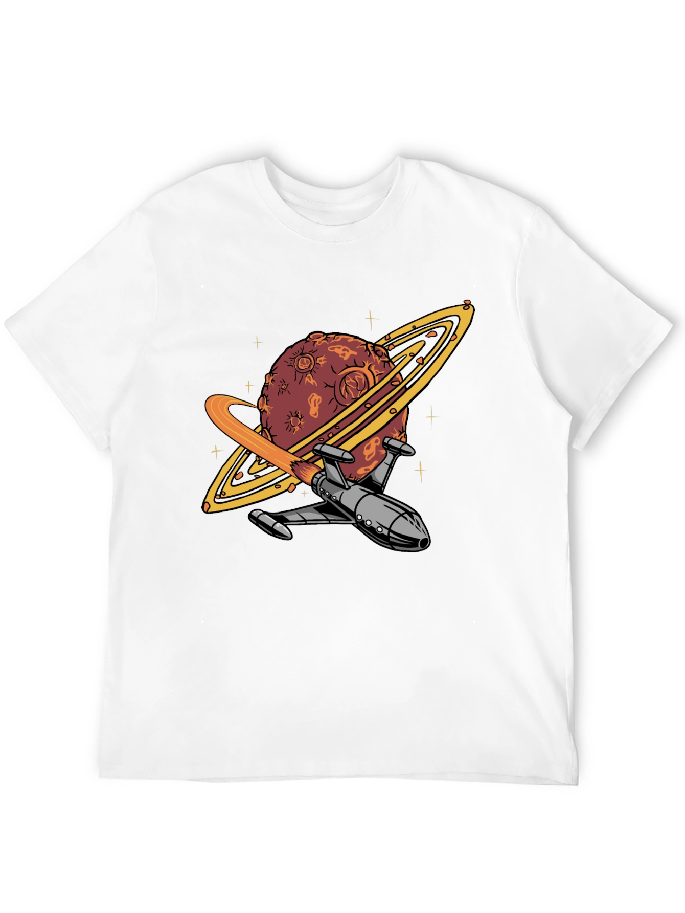 Planet Rocket T-Shirt - Space Adventure Tee