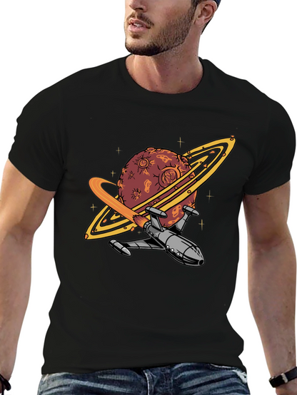 Planet Rocket T-Shirt - Space Adventure Tee