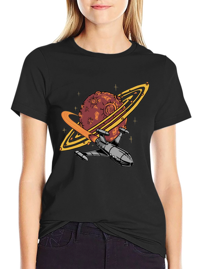 Planet Rocket T-Shirt - Space Adventure Tee