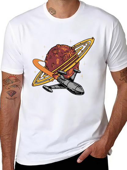 Planet Rocket T-Shirt - Space Adventure Tee