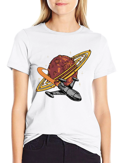 Planet Rocket T-Shirt - Space Adventure Tee