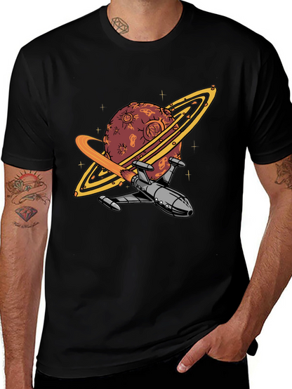 Planet Rocket T-Shirt - Space Adventure Tee