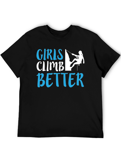 Girls Climb Better Graphic Tee