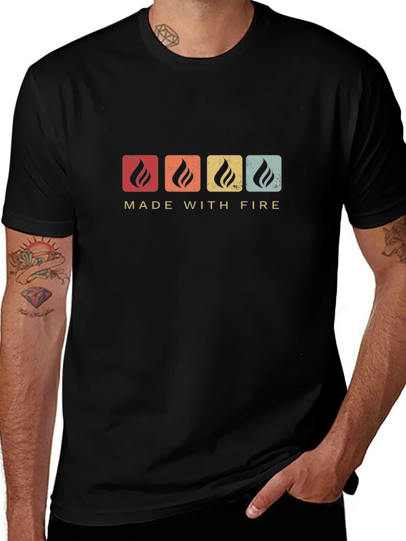 Made With Fire Graphic Tee