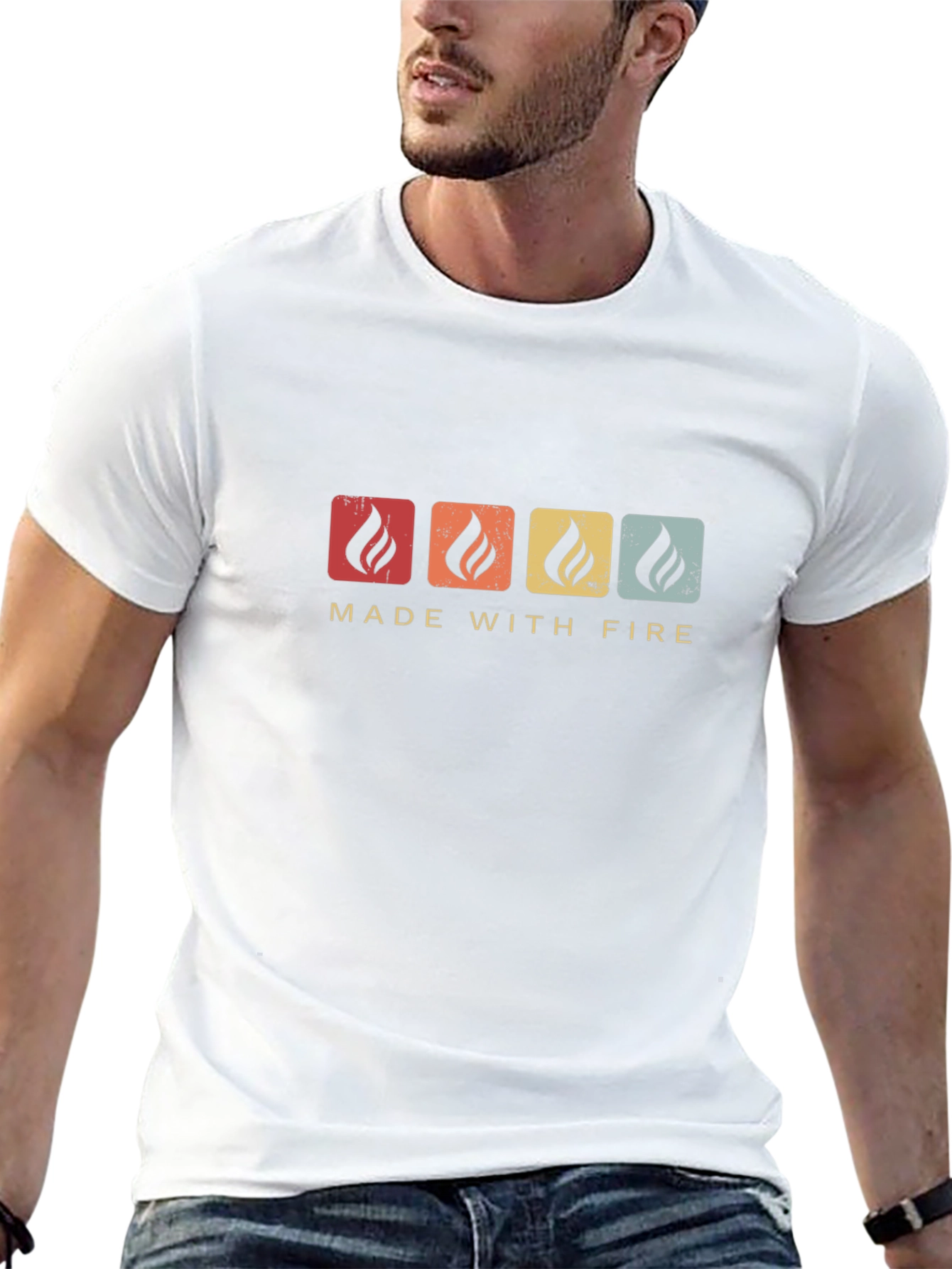 Made With Fire Graphic Tee