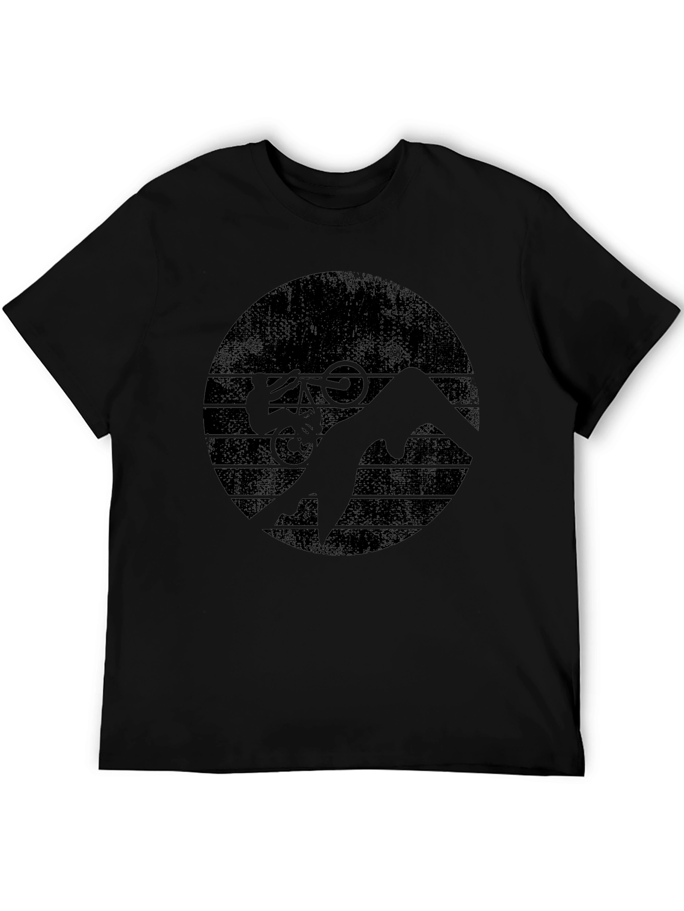 Mountain Bike Silhouette Graphic T-Shirt