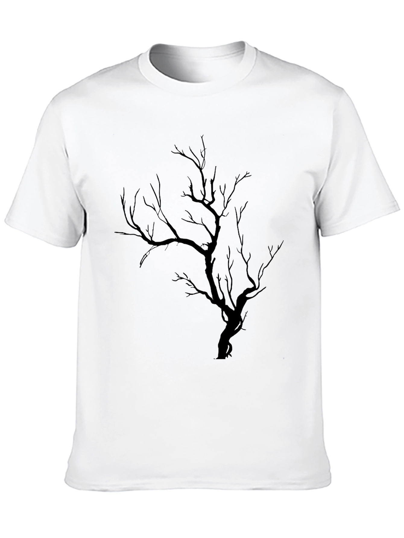 Black Tree Graphic Tee - Mens Casual Shirt