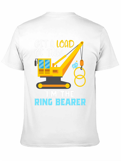 Ring Bearer Construction Crane Graphic Tee