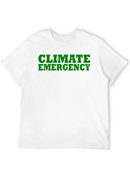 Climate Emergency Black T-Shirt
